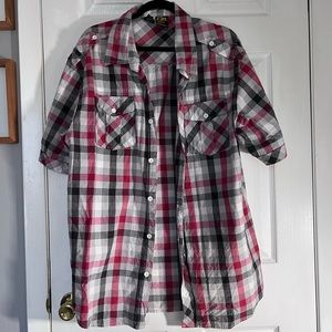 Escapism button tee 3XL